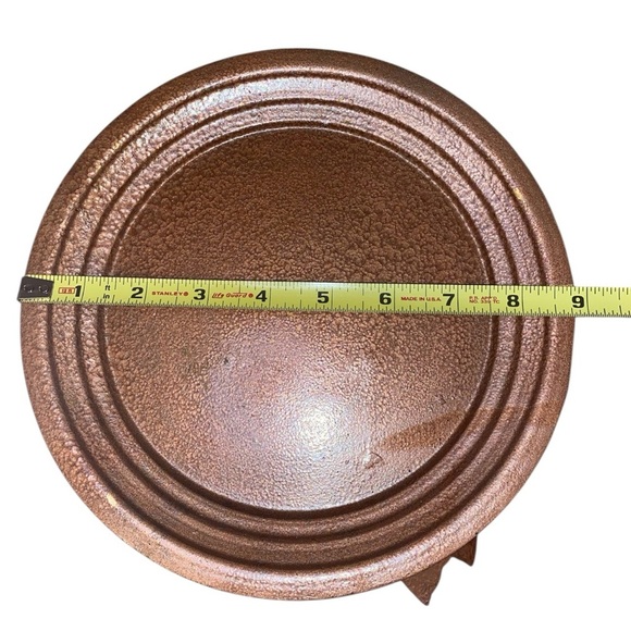 PLANT STAND Rustic Vintage Metal Tabletop Plant Stand Copper (Painted) - Picture 4 of 5